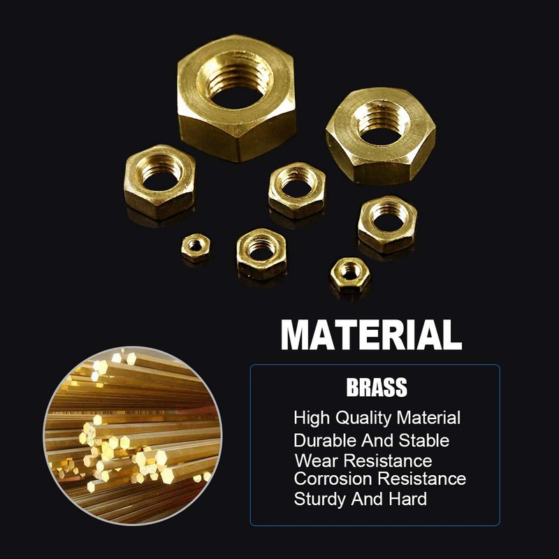 Glarks 160Pcs Metric M2 M2.5 M3 M4 M5 M6 M8