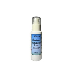 Melatonina Crème (The Sleep Hormone) Botella de 4 oz. Sin parabenos, sin soja, sin fragancia, no grasa y formulada para una excelente absorción. Fabri
