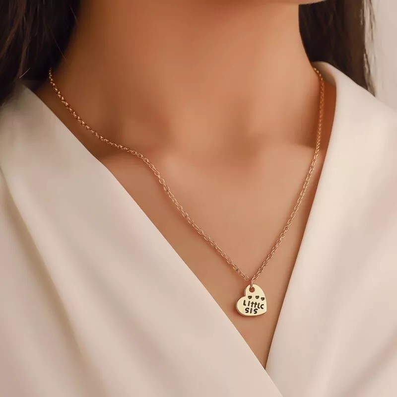 Deluxe 3 Collares Hermanas Amistad Amor 14 Febrero Regalo Corazón