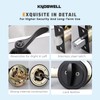 KNOBWELL 4 Pack Keyed Alike Front Door Handle and Deadbolt