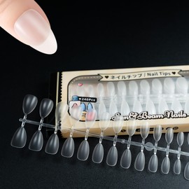 Sun&Beam Nails Fake Nails Tips Full Clear Acrylic Cover for Manicure Salons Nail Art 15 Sizes 240 Pcs (Short Almond)