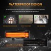 DERMOKA Sequential Amber LED Side Mirror Marker Lights Compatible with