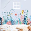 Condessacity Wall Sticker, Seaweed, Bubble, Sea Fish, Sea Horse, Corner