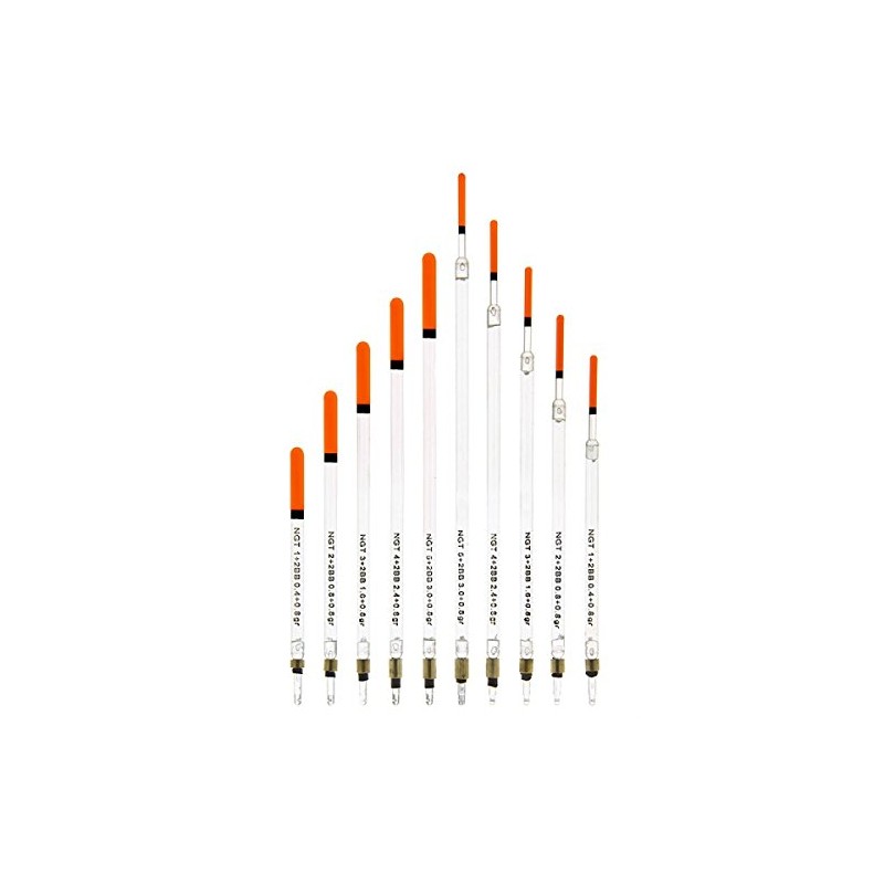 NGT Fishing 10 x Loaded & 10 x Unloaded Clear