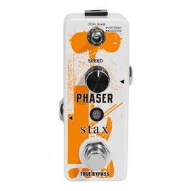 Stax Phaser Guitar Pedal Analog Phaser Guitar Effect Pedals Accessories for Electric Guitar Vintage & Modern 2Modes with Mini Size True Bypass