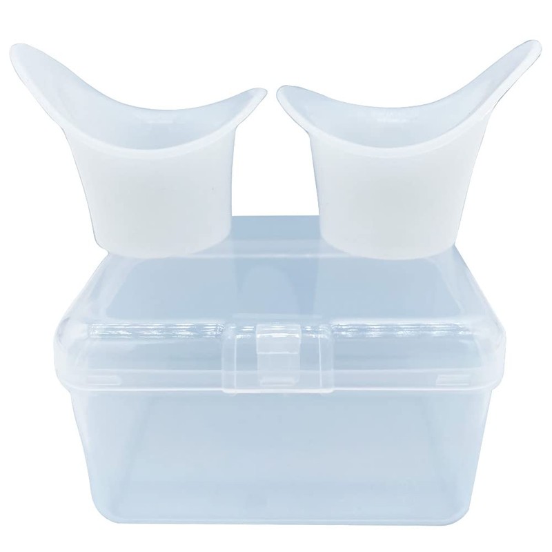 2Pcs Eye Wash Cup,Eye Cups for Eye Wash,Silicone Eye Bath