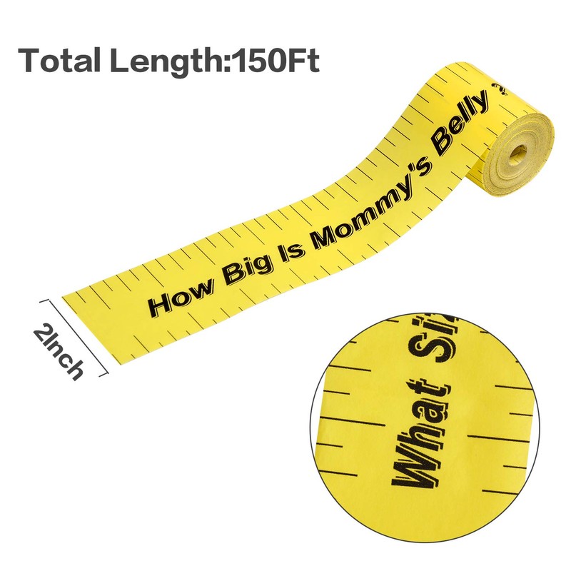 ABOAT 2 Rolls Belly Measuring Tape Tummy Measure for Baby