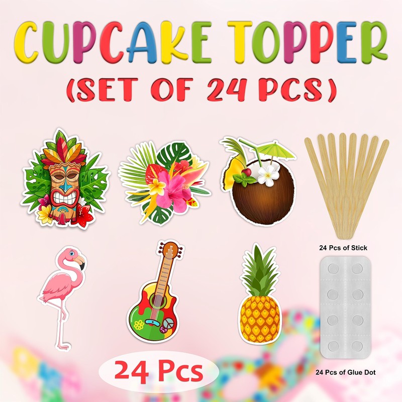 Seyal® Aloha CupCake Topper