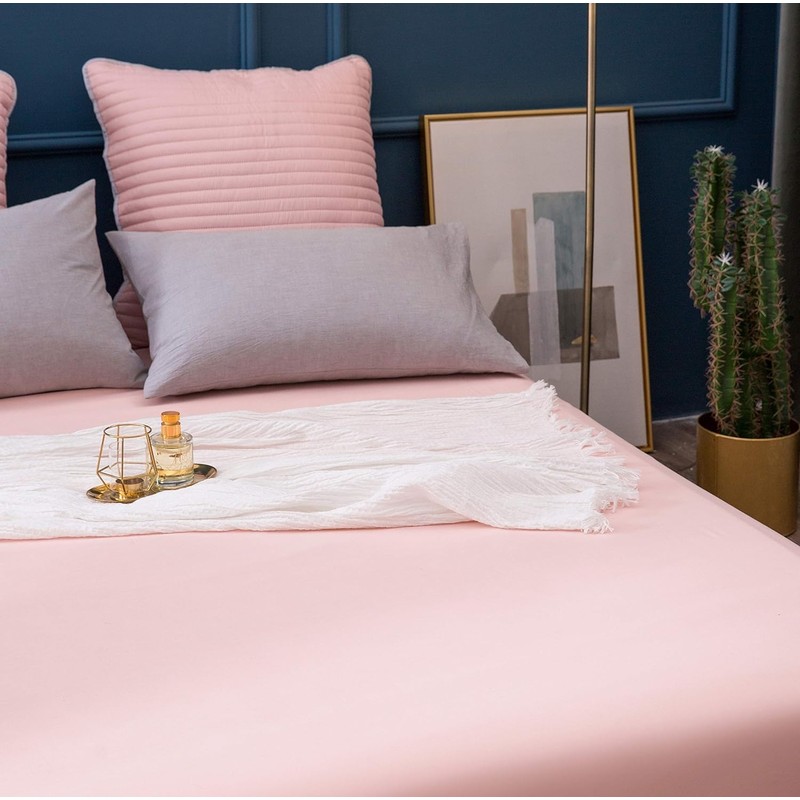 Extra Deep 40cm Single Fitted Sheet - Soft Breathable Easy