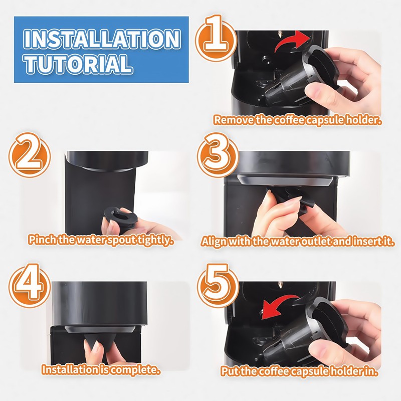 Silicone Anti-Leak Coffee Spout for Keurig K-Mini & Express -