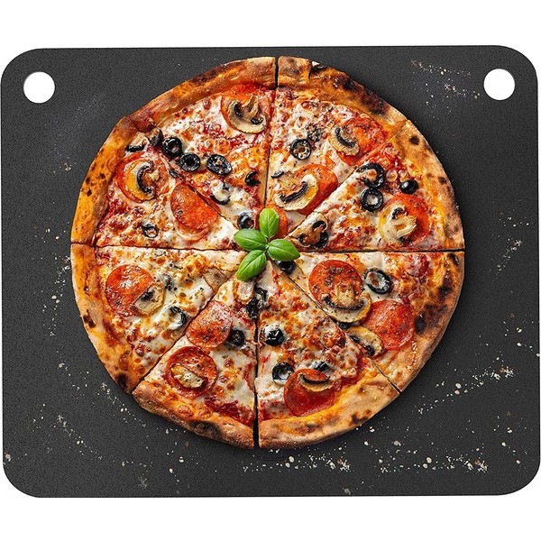 Primica Pizza Steel for Oven - Durable Steel as Alternative to Pizza Stone - High Quality Steel for BBQ Grill and Bakings (16" x 13.4")