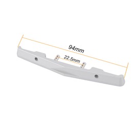 RZXYL Aluminum Alloy Front Bumper for Axial SCX24 C10 1/24 RC Crawler Car Upgrades (Silver)