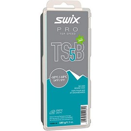 TS05B-18 - TOP Speed Wax - TS5B Black - Dirty Snow - 0 to 14 Degrees Fahrenheit - 40g Bar - Fluoro Free - FIS Approved