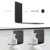 Mifrsnu 2 Pcs Soap Bottle Dispenser Holders, Wall Mounted Soap