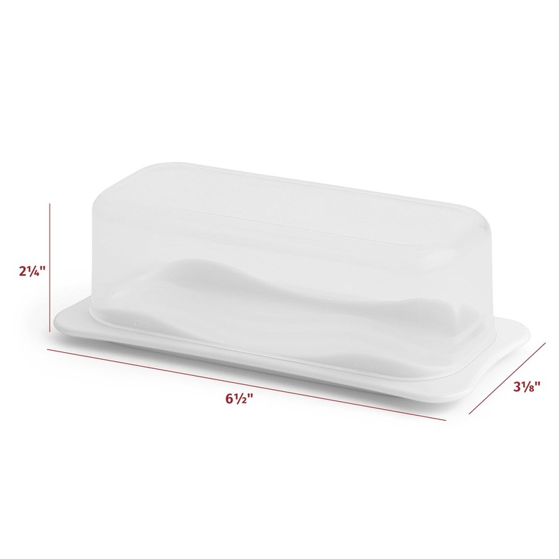 Signoraware Butter Dish with Lid -Butter Keeper Container with Clear