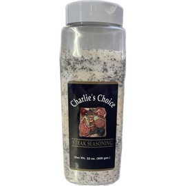 Charlie’s Choice Special Steak Seasoning 32 Ounce Best for All Meats (Including grill Sirloin, Ribeye, etc) Beef Pork Chicken Fish 32 OZ