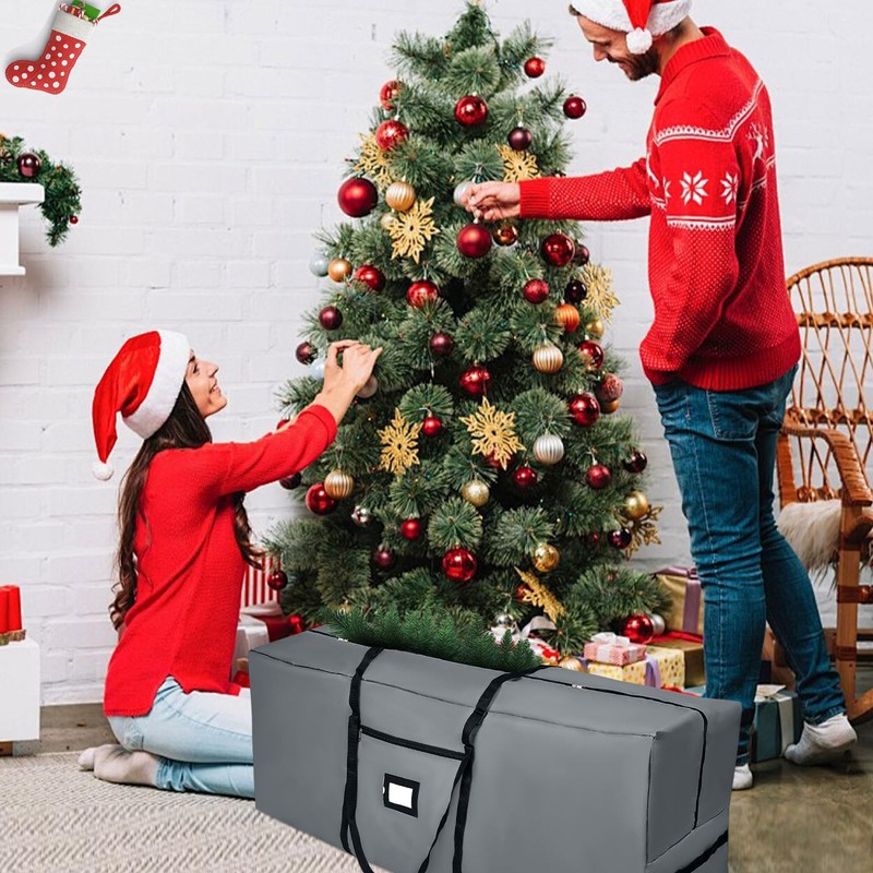 Hafuvool Christmas Tree Storage Bag Heavy Duty 600D Oxford Christmas