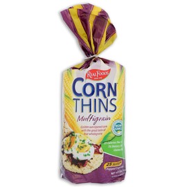 Real Foods Organic Multigrain Corn Thins, 5.3 Ounce - 6 per case.