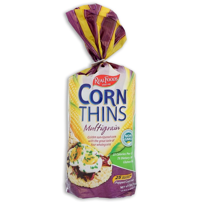 Real Foods Organic Multigrain Corn Thins, 5.3 Ounce - 6