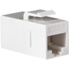 Cat5/Cat6 In-Line White Coupler