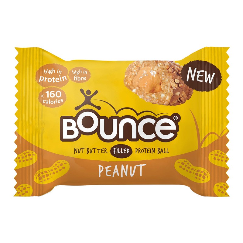 Bounce Protein Peanut Balls, Filled With A Nut Butter Centre,