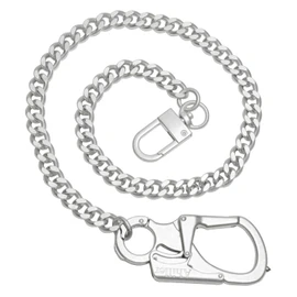 [Ahiller] Mens Wallet Chain, Tungsten Steel Sharp Cone Carabiner Double Locking Mechanism Keychain Jeans Chain Wallet Chain