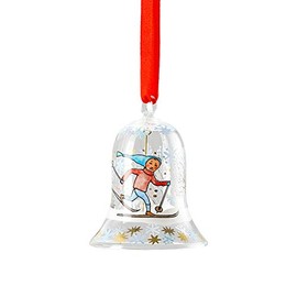 Hutschenreuther Glass Bell, Glass Decoration, 7 cm