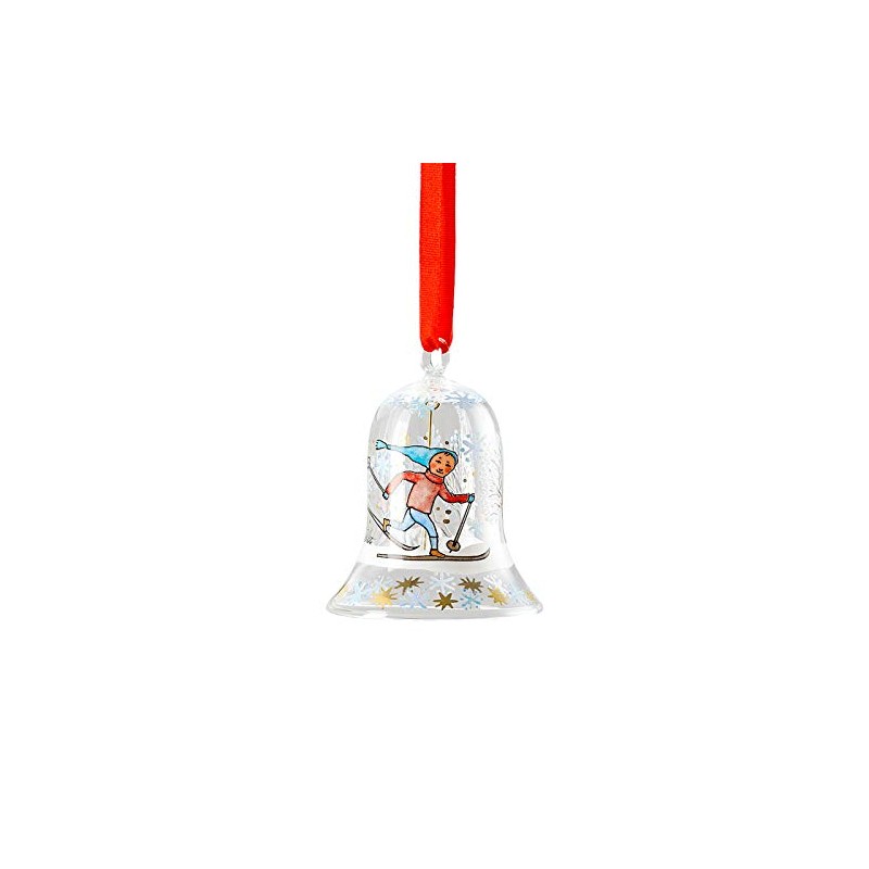 Hutschenreuther Glass Bell, Glass Decoration, 7 cm