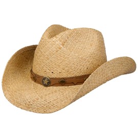 Conner Millersview Straw Hat Raffia Hat Sun Hat Western Hat Cowboy Hat, natural, XL