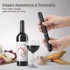 Zssxysm 2-in-1 Air Pressure Wine Opener with Foil Cutter, Air