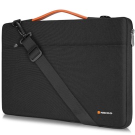 NIDOO 14 Inch Laptop Sleeve Shoulder Messenger Bag Protective Computer PC Case for 15" MacBook Air M2 / Surface Laptop 5 4 3/14" ThinkPad X1 Carbon / X1 Yoga/ThinkPad L14 T14 T14s / Latitude 14 15