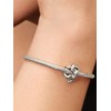 Infinity Knot Charm 925 Sterling silver Beads