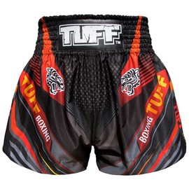 Tuff Boxing Muay Thai Shorts Micro Fabric, Unisex, Black, Modern, X-Large
