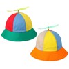 SATINIOR Pack of 2 Men's Propeller Hats Funny Helicopter Cap