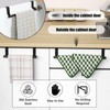 RETON 3 PCS Over The Door Towel Rail, Stainless Steel