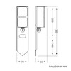 ledscom.de PIWI Garden Socket Column with Ground Spike for Outdoor