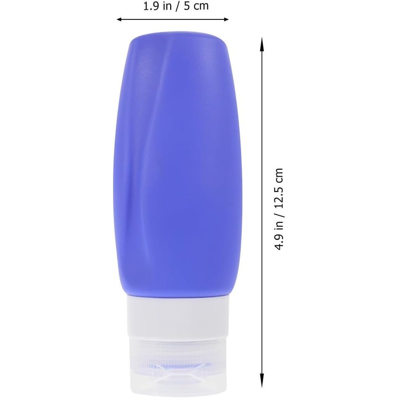 3 Piezas Juego de Botellas de Viaje Rellenables 90ml de