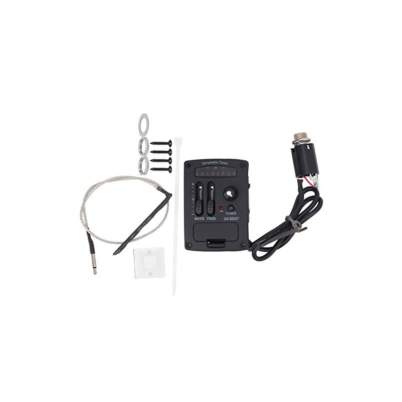 Ukulele 2 Band EQ Amplifier Equalizer Preamp Pickup Ukulele Accessories