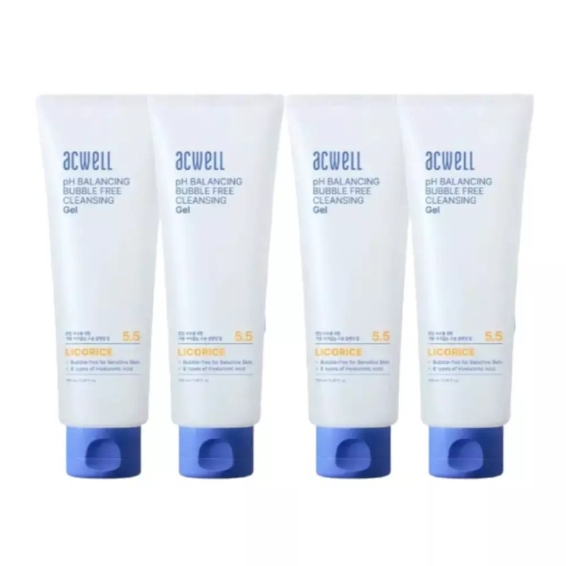 Acwell 아크웰 버블프리 클렌징 젤 160ml x 4개 Arkwell Bubble