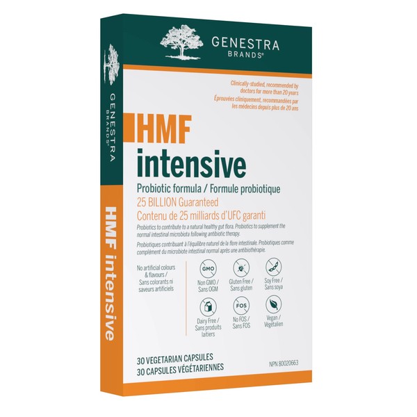 Genestra HMF Intensive Probiotics 30 Veg Capsules