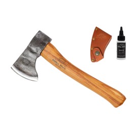 1844 Helko Werk Germany Traditional Wölfling Hatchet - Made in Germany Compact Ultralight Hatchet Bushcraft Backpacking Hand-Forged Hatchet Head 0.75 lbs, Handle 10.5 in (Wölfling Hatchet) #11325