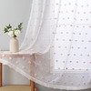 MYSKY HOME Curtains with Ruffle Tape, Voile Curtains for Children's