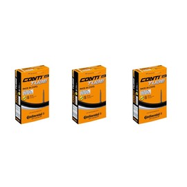 Continental Bicycle Tubes Race 28 700x20-25 S60 Presta Valve 60mm Bike Tube - Value Bundle 3-in-1 Packs Bicycle Tube 700c