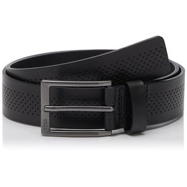 BOSS Men's Pary-Perf_Sz35 Belt, Black1, 80