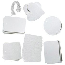 INOOMP Kit Sublimación Ambientador de Fieltro para Coche 30 Piezas DIY Pastillas Aromáticas Colgantes 6 Formas Materiales para Aromaterapia y Decoración Interior