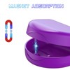 Orthodontic Mouthguard Case Dental Retainer Case-Purple