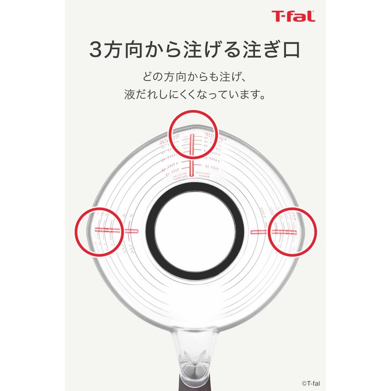 Tefal K21440 Ingenio Measuring Cup, 16.9 fl oz (500 ml),