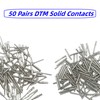 240PCS Deutsch Solid Contacts, Contact Sizes 12 16 20 Male