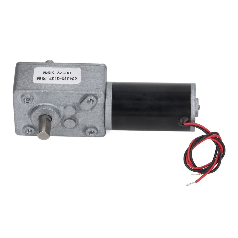 Gear Motor Dual Shaft DC 12V Self Locking Speed Reduction