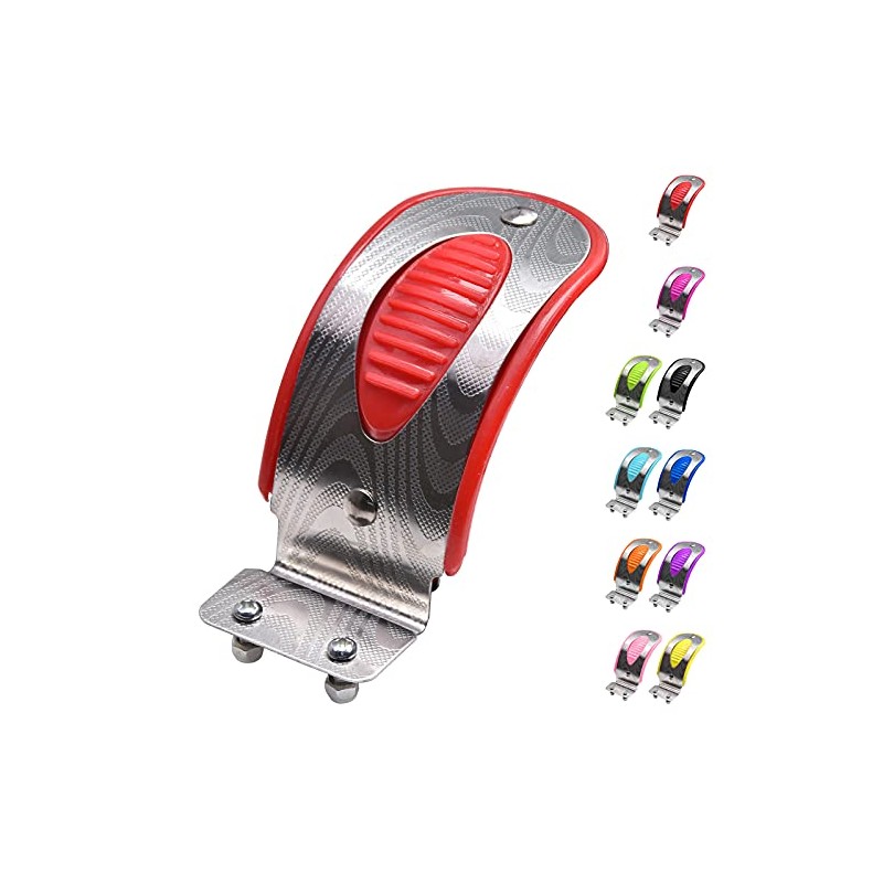 OTFAITP Red Scooter Brake Pad, Metal, Compatible with Micro Maxi